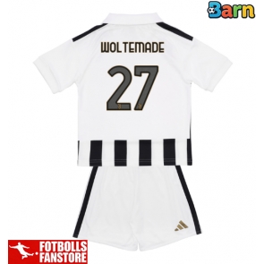Juventus Nick Woltemade #27 Hemmatröja Barn 2026-27 Kortärmad (+ Korta byxor)