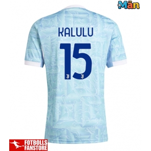 Juventus Pierre Kalulu #15 Bortatröja 2025-26 Kortärmad
