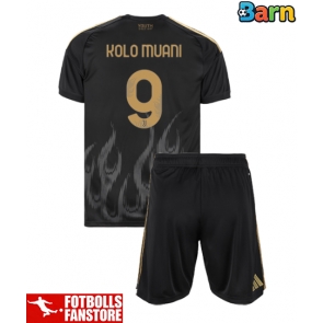 Juventus Randal Kolo Muani #9 Tredje Tröja Barn 2026-27 Kortärmad (+ Korta byxor)