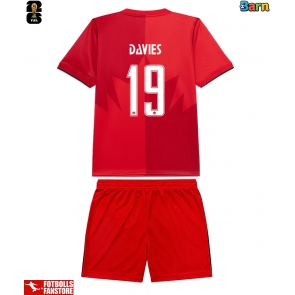 Kanada Alphonso Davies #19 Hemmatröja Barn VM 2026 Kortärmad (+ Korta byxor)