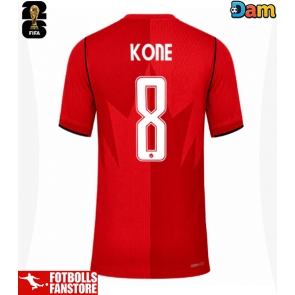 Kanada Ismael Kone #8 Hemmatröja Dam VM 2026 Kortärmad
