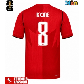 Kanada Ismael Kone #8 Hemmatröja VM 2026 Kortärmad