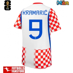 Kroatien Andrej Kramaric #9 Hemmatröja VM 2026 Kortärmad