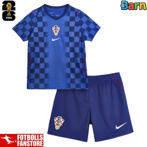 Kroatien Bortatröja Barn VM 2026 Kortärmad (+ Korta byxor)