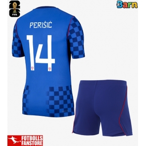Kroatien Ivan Perisic #14 Bortatröja Barn VM 2026 Kortärmad (+ Korta byxor)