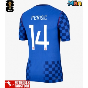 Kroatien Ivan Perisic #14 Bortatröja VM 2026 Kortärmad