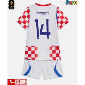 Kroatien Ivan Perisic #14 Hemmatröja Barn VM 2026 Kortärmad (+ Korta byxor)