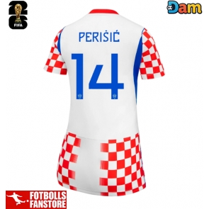 Kroatien Ivan Perisic #14 Hemmatröja Dam VM 2026 Kortärmad
