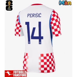 Kroatien Ivan Perisic #14 Hemmatröja VM 2026 Kortärmad