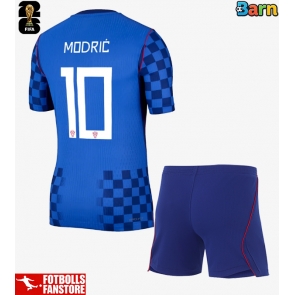 Kroatien Luka Modric #10 Bortatröja Barn VM 2026 Kortärmad (+ Korta byxor)