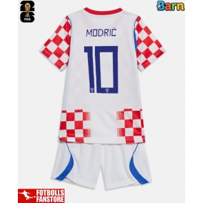 Kroatien Luka Modric #10 Hemmatröja Barn VM 2026 Kortärmad (+ Korta byxor)
