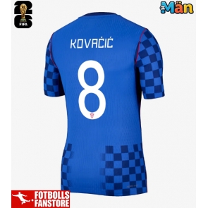 Kroatien Mateo Kovacic #8 Bortatröja VM 2026 Kortärmad