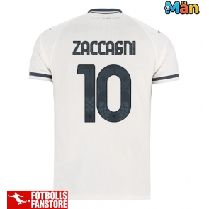 Lazio Mattia Zaccagni #10 Bortatröja 2025-26 Kortärmad