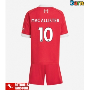 Liverpool Alexis Mac Allister #10 Hemmatröja Barn 2025-26 Kortärmad (+ Korta byxor)