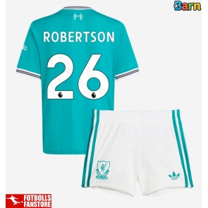 Liverpool Andrew Robertson #26 Tredje Tröja Barn 2025-26 Kortärmad (+ Korta byxor)