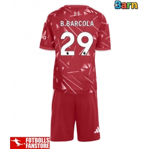 Liverpool Bradley Barcola #29 Hemmatröja Barn 2026-27 Kortärmad (+ Korta byxor)