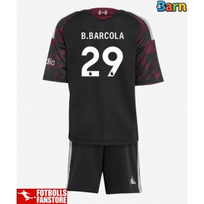 Liverpool Bradley Barcola #29 Tredje Tröja Barn 2026-27 Kortärmad (+ Korta byxor)