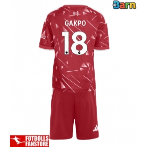 Liverpool Cody Gakpo #18 Hemmatröja Barn 2026-27 Kortärmad (+ Korta byxor)