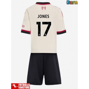 Liverpool Curtis Jones #17 Bortatröja Barn 2025-26 Kortärmad (+ Korta byxor)
