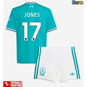 Liverpool Curtis Jones #17 Tredje Tröja Barn 2025-26 Kortärmad (+ Korta byxor)
