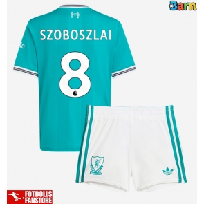 Liverpool Dominik Szoboszlai #8 Tredje Tröja Barn 2025-26 Kortärmad (+ Korta byxor)