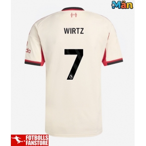Liverpool Florian Wirtz #7 Bortatröja 2025-26 Kortärmad