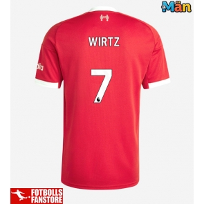 Liverpool Florian Wirtz #7 Hemmatröja 2025-26 Kortärmad