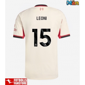 Liverpool Giovanni Leoni #15 Bortatröja 2025-26 Kortärmad