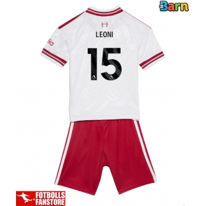 Liverpool Giovanni Leoni #15 Bortatröja Barn 2026-27 Kortärmad (+ Korta byxor)