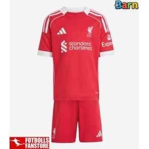 Liverpool Hemmatröja Barn 2025-26 Kortärmad (+ Korta byxor)