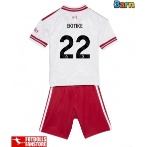 Liverpool Hugo Ekitike #22 Bortatröja Barn 2026-27 Kortärmad (+ Korta byxor)