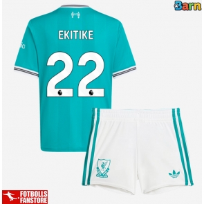 Liverpool Hugo Ekitike #22 Tredje Tröja Barn 2025-26 Kortärmad (+ Korta byxor)