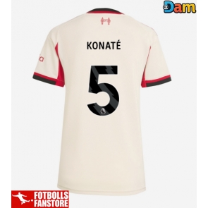 Liverpool Ibrahima Konate #5 Bortatröja Dam 2025-26 Kortärmad