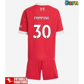 Liverpool Jeremie Frimpong #30 Hemmatröja Barn 2025-26 Kortärmad (+ Korta byxor)