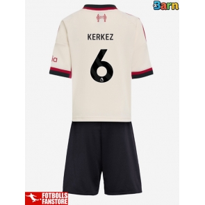 Liverpool Milos Kerkez #6 Bortatröja Barn 2025-26 Kortärmad (+ Korta byxor)
