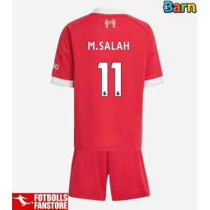 Liverpool Mohamed Salah #11 Hemmatröja Barn 2025-26 Kortärmad (+ Korta byxor)