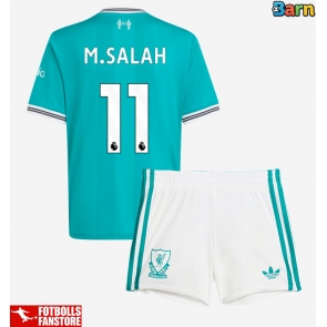 Liverpool Mohamed Salah #11 Tredje Tröja Barn 2025-26 Kortärmad (+ Korta byxor)