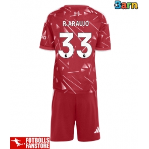 Liverpool Ronald Araujo #33 Hemmatröja Barn 2026-27 Kortärmad (+ Korta byxor)