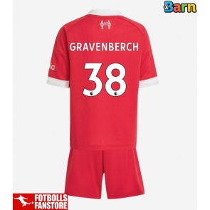 Liverpool Ryan Gravenberch #38 Hemmatröja Barn 2025-26 Kortärmad (+ Korta byxor)