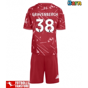 Liverpool Ryan Gravenberch #38 Hemmatröja Barn 2026-27 Kortärmad (+ Korta byxor)
