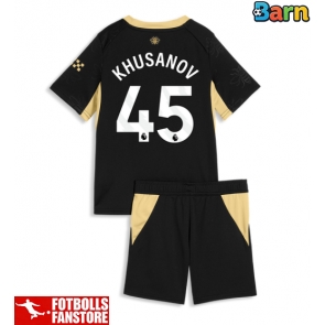 Manchester City Abdukodir Khusanov #45 Bortatröja Barn 2026-27 Kortärmad (+ Korta byxor)