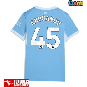 Manchester City Abdukodir Khusanov #45 Hemmatröja Dam 2026-27 Kortärmad