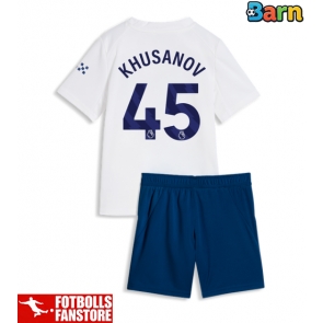 Manchester City Abdukodir Khusanov #45 Tredje Tröja Barn 2026-27 Kortärmad (+ Korta byxor)