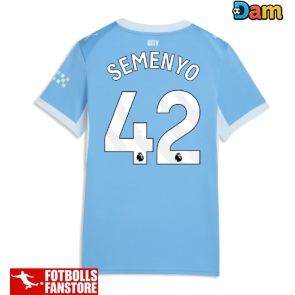 Manchester City Antoine Semenyo #42 Hemmatröja Dam 2026-27 Kortärmad