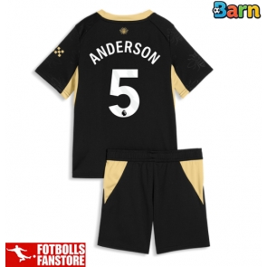 Manchester City Elliot Anderson #5 Bortatröja Barn 2026-27 Kortärmad (+ Korta byxor)