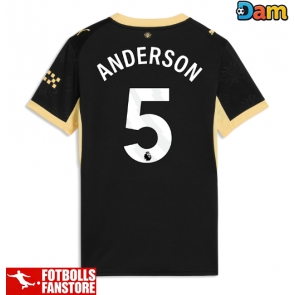 Manchester City Elliot Anderson #5 Bortatröja Dam 2026-27 Kortärmad