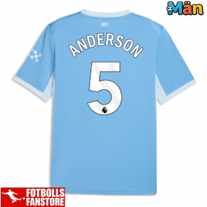 Manchester City Elliot Anderson #5 Hemmatröja 2026-27 Kortärmad