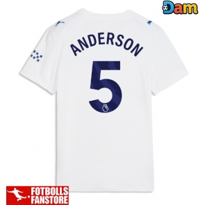 Manchester City Elliot Anderson #5 Tredje Tröja Dam 2026-27 Kortärmad
