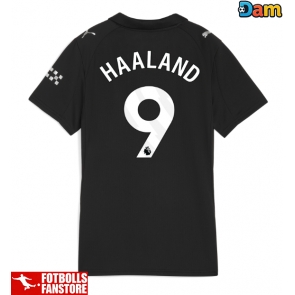 Manchester City Erling Haaland #9 Bortatröja Dam 2025-26 Kortärmad
