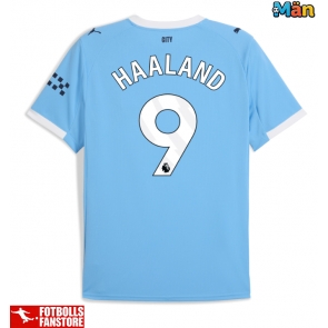 Manchester City Erling Haaland #9 Hemmatröja 2025-26 Kortärmad